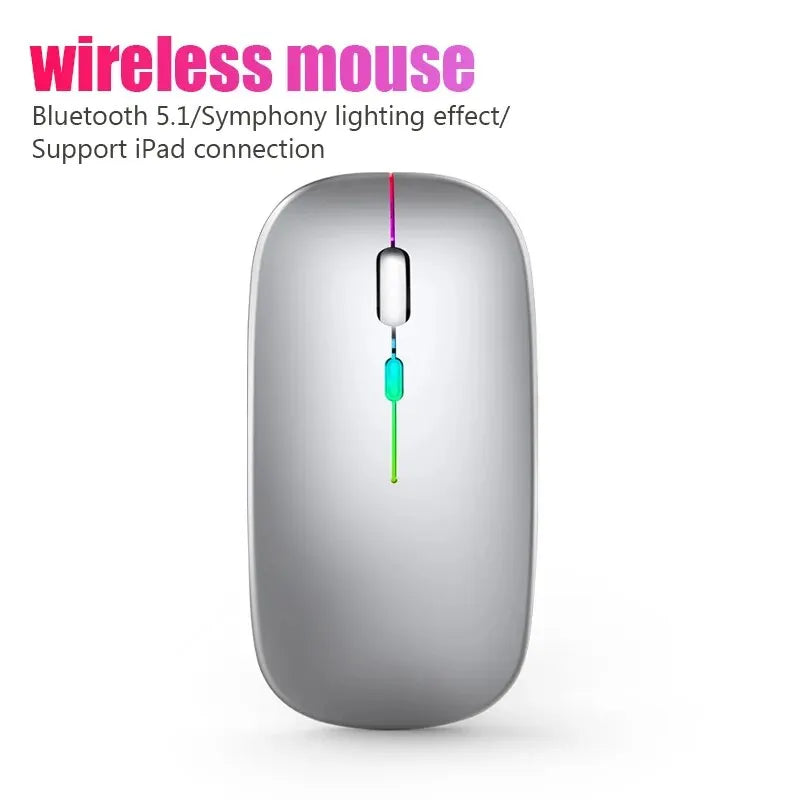 Bluetooth Wireless Rechargeable LED Mouse