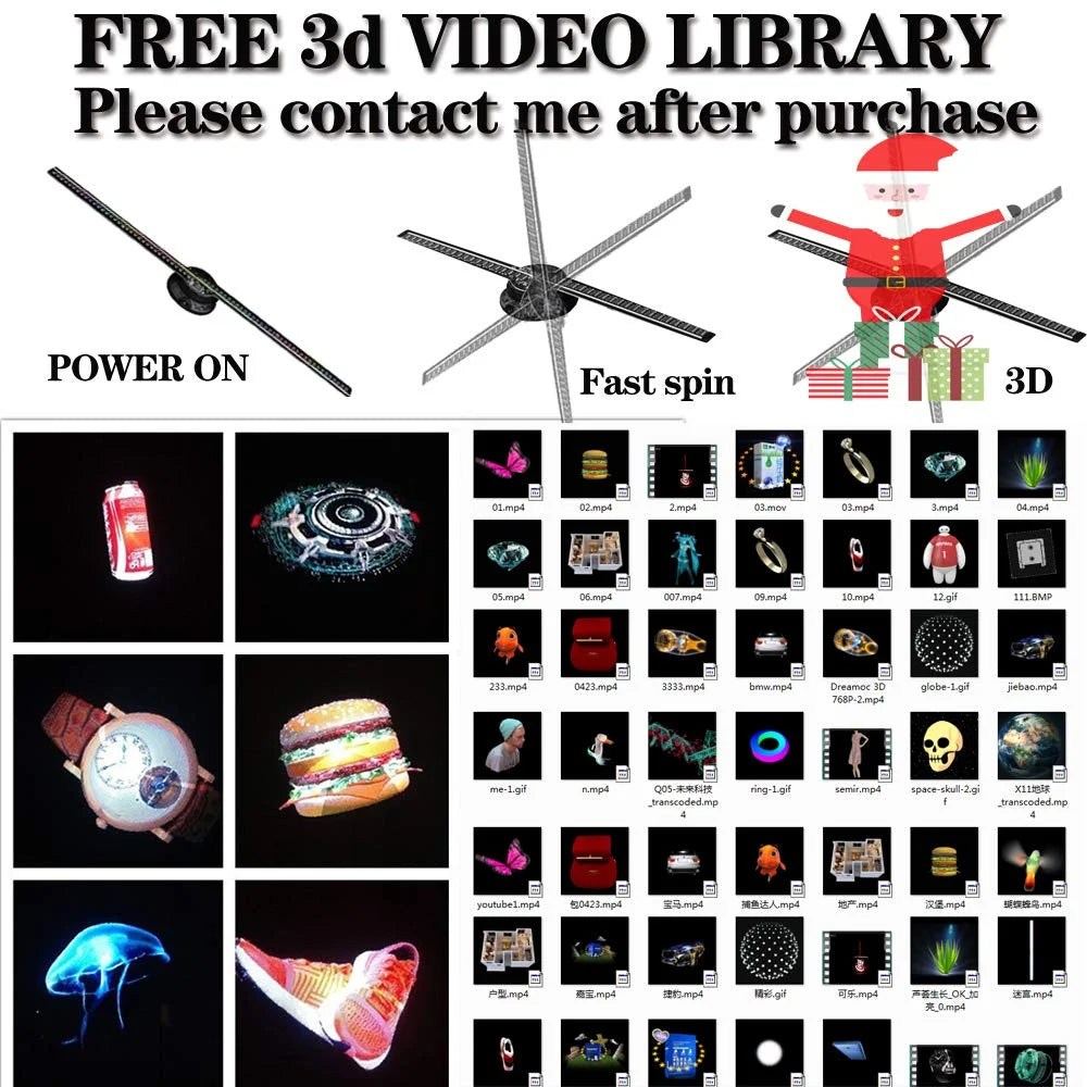 3D Impressive Hologram Projector