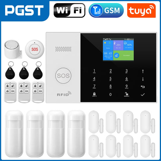 Residential Smart Gsm Wifi Alarm System Home Wireless Security