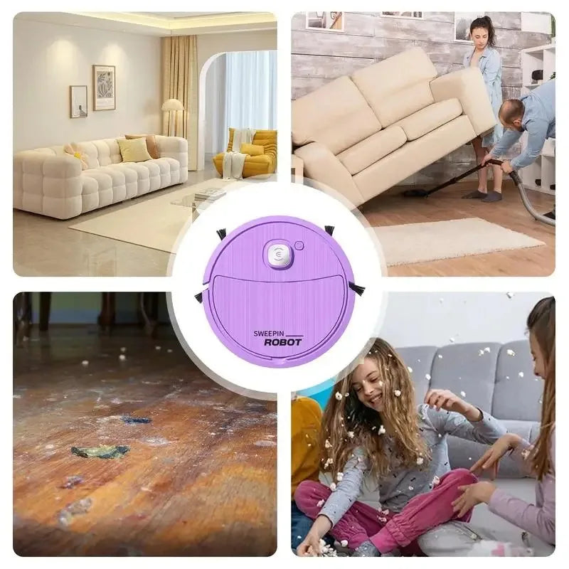 Three in One Robot Cleaner Sweeping