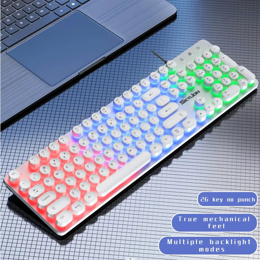 Wired Colorful 104 Keys Keyboard