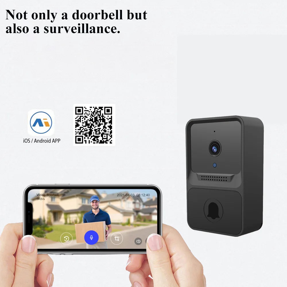 Wireless Security Doorbell WiFi Outdoor HD Camera