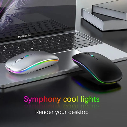 Bluetooth Wireless Rechargeable LED Mouse
