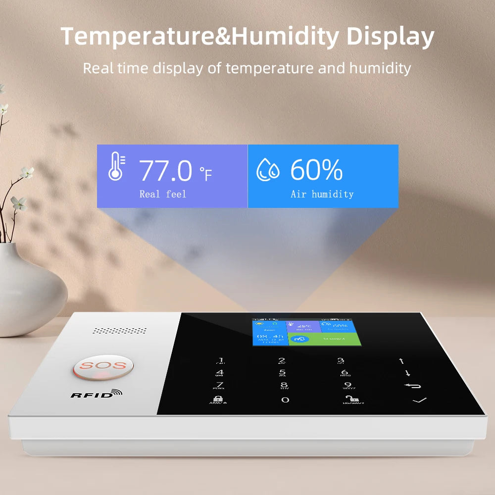 Residential Smart Gsm Wifi Alarm System Home Wireless Security